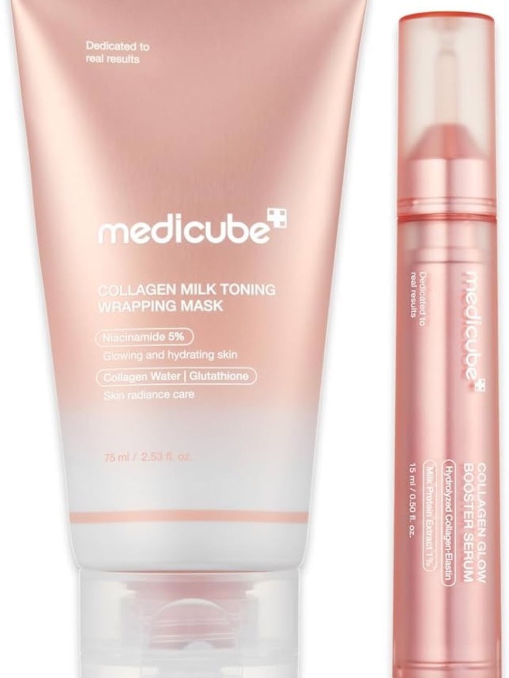 Medicube Collagen Milk Toning Wrapping Mask & Booster Serum